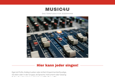 music4u-info.de - Tonstudio Buchholz In Der Nordheide