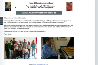 musikinwitzenhausen.de - Musikschule Witzenhausen