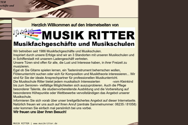 musikritter.de - Musikschule Schifferstadt