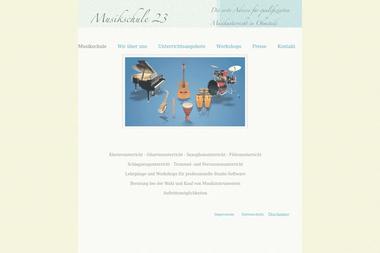musikschule23.de - Musikschule Oldenburg