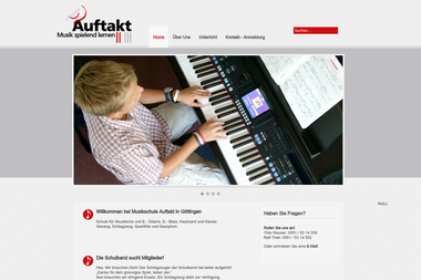 musikschule-auftakt.de - Musikschule Göttingen