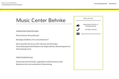 musikschule-bad-muender.de - Musikschule Bad Münder Am Deister
