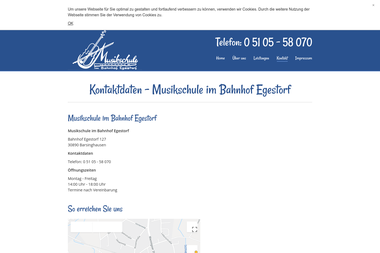 musikschule-barsinghausen.de/kontakt - Musikschule Barsinghausen