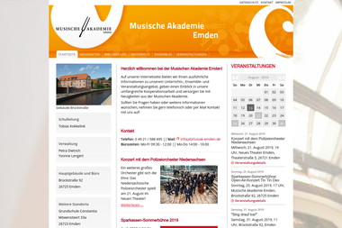 musikschule-emden.de - Musikschule Emden