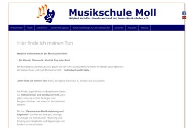 musikschule-moll.de - Musikschule Paderborn