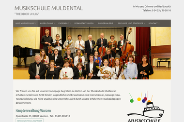 musikschule-muldental.de - Musikschule Wurzen