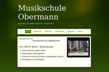 musikschule-obermann.de - Musikschule Wesel