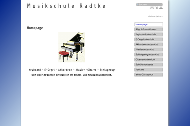 musikschule-radtke.de - Musikschule Schleswig
