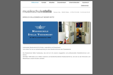 musikschulestella.de - Musikschule Witten