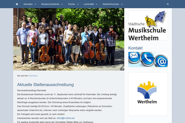 musikschule-wertheim.de - Schule für Erwachsene Wertheim