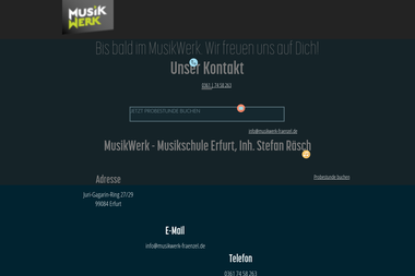 musikwerk.online - Musikschule Erfurt