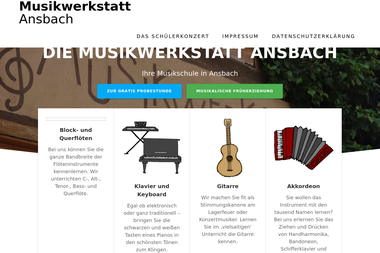 musikwerkstatt-ansbach.de - Musikschule Ansbach