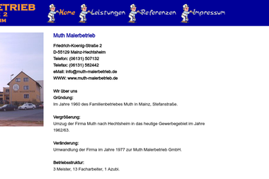 muth-malerbetrieb.de - Malerbetrieb Mainz
