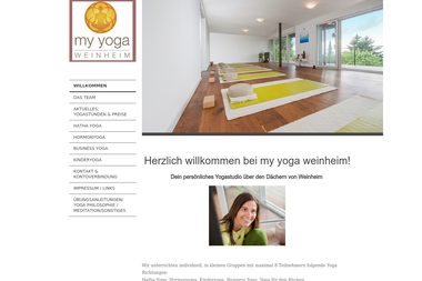 my-yoga-weinheim.de - Yoga Studio Weinheim