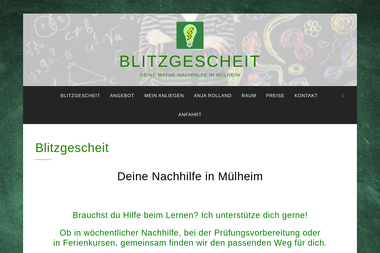 nachhilfe-blitzgescheit.com - Nachhilfelehrer Mülheim An Der Ruhr