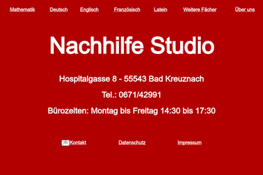 nachhilfe-studio.com - Nachhilfelehrer Bad Kreuznach