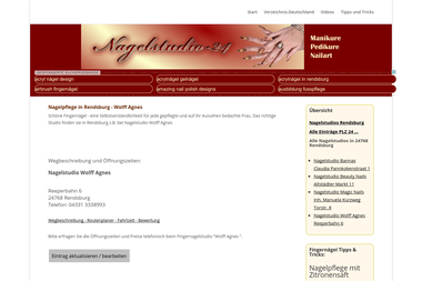 nagelstudio-24.de/naildesign-10254.html - Kosmetikerin Rendsburg