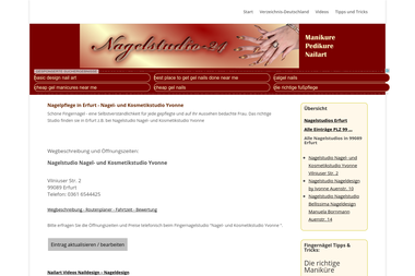 nagelstudio-24.de/naildesign-7640.html - Kosmetikerin Erfurt