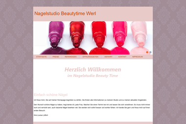 nagelstudio-beautytime-werl.de - Kosmetikerin Werl
