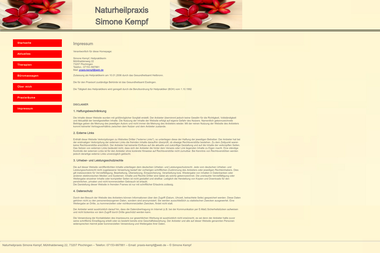 naturheilpraxis-simone-kempf.de/Impressum/IndexImpressum.html - Masseur Plochingen