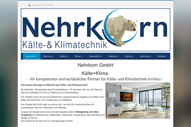 nehrkorn-kaelte-klimatechnik.de - Klimaanlagenbauer Wernigerode