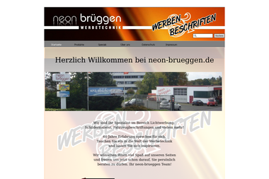 neon-brueggen.de - Werbeagentur Wiehl