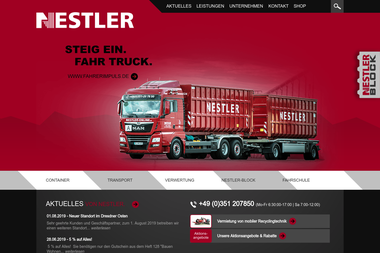 nestler-online.de - Containerverleih Coswig