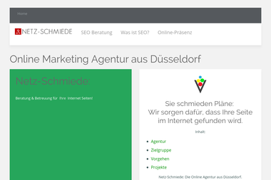 netz-schmiede.de - Online Marketing Manager Düsseldorf