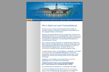 neuhierl-gierke.de - Inkassounternehmen Fürstenfeldbruck