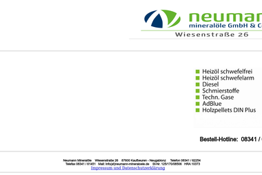 neumann-mineraloele.de - Heizöllieferanten Kaufbeuren