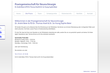 neurochirurgie-baden.de/die-praxis - Dermatologie Bühl