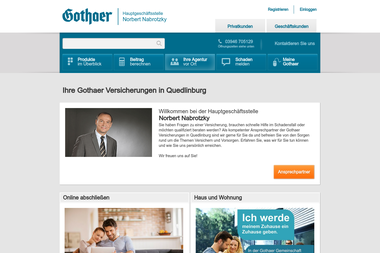 norbert-nabrotzky.gothaer.de - Versicherungsmakler Quedlinburg