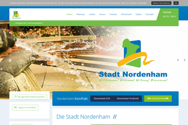nordenham.de/de - Online Marketing Manager Nordenham