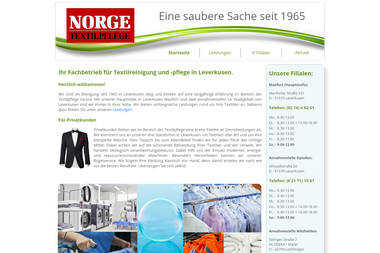 norgetextil.de - Chemische Reinigung Leverkusen
