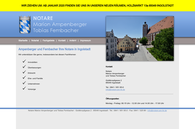 notare-ampenberger-fembacher.de - Notar Ingolstadt