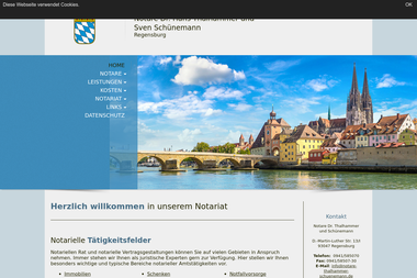 notare-thalhammer-schuenemann.de - Notar Regensburg
