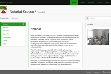 notar-krause.de - Notar Stassfurt