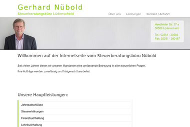 nuebold-steuerberatung.de - Steuerberater Lüdenscheid