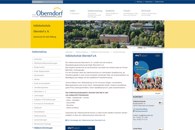 oberndorf.de/volkshochschule - Deutschlehrer Oberndorf Am Neckar