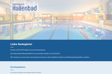 odenwald-hallenbad.de - Schwimmtrainer Michelstadt