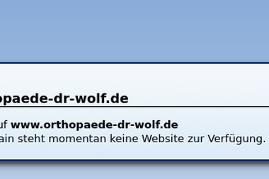 orthopaede-dr-wolf.de - Dermatologie Seligenstadt