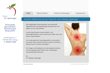 orthopaedie-sportmedizin.de - Dermatologie Abensberg