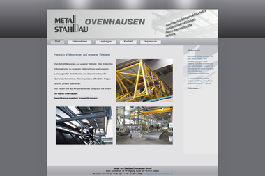 ovenhausen-metallbau.de - Stahlbau Siegen