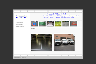 parkplatzmarkierungen-slomka.de - Straßenbauunternehmen Essen