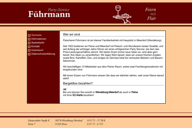 partyservice-fuehrmann.de - Catering Services Peine