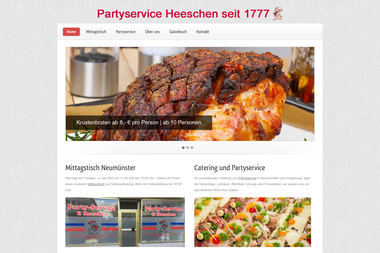 partyservice-heeschen.de - Catering Services Neumünster
