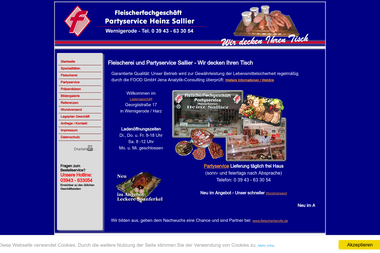 partyservice-sallier.de - Catering Services Wernigerode