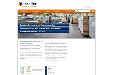 parzeller.de - Druckerei Schlüchtern