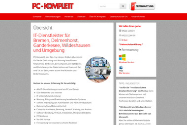 pc-komplett.de - Computerservice Delmenhorst