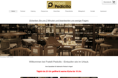 pedicillo.com - Catering Services Hagen